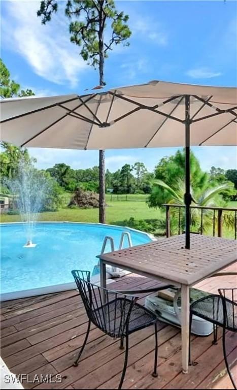 8051 Primrose Blvd, Labelle, FL 33935 - view of wooden terrace
