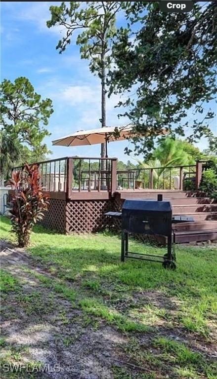 8051 Primrose Blvd, Labelle, FL 33935 - view of wooden deck
