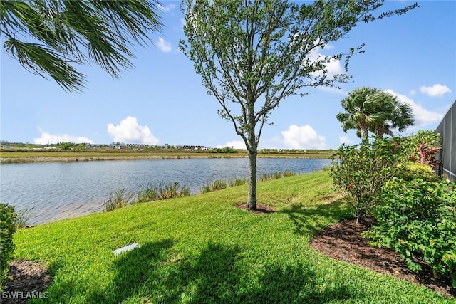view of water feature