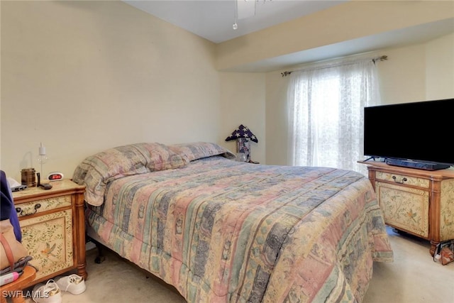 321 NW 19th Ter, Cape Coral, FL 33993 - bedroom featuring light colored carpet and ceiling fan