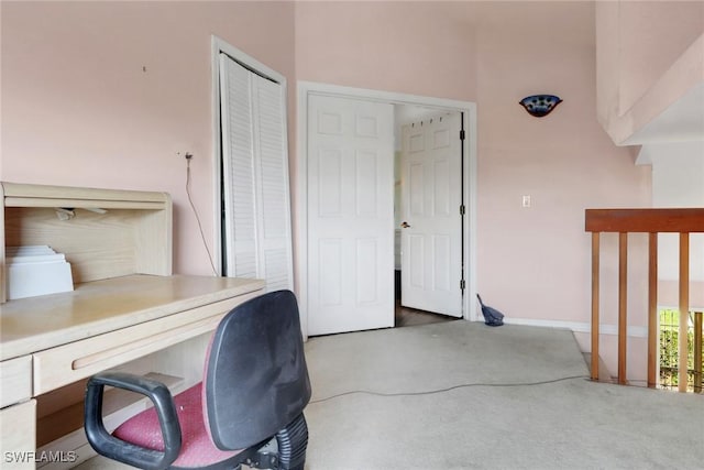 321 NW 19th Ter, Cape Coral, FL 33993 - carpeted home office featuring baseboards