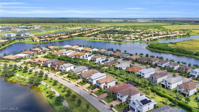 4558 Lamaida Ln, Ave Maria, FL 34142 - aerial view featuring a residential view and a water view