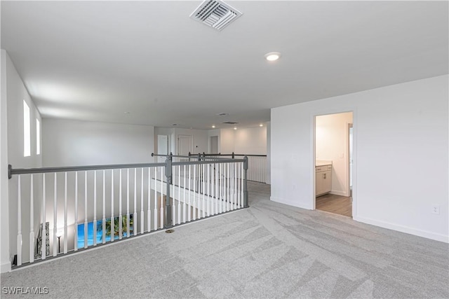 18707 Ivywood Pl, Estero, FL 33928 - carpeted spare room with visible vents, baseboards, and recessed lighting