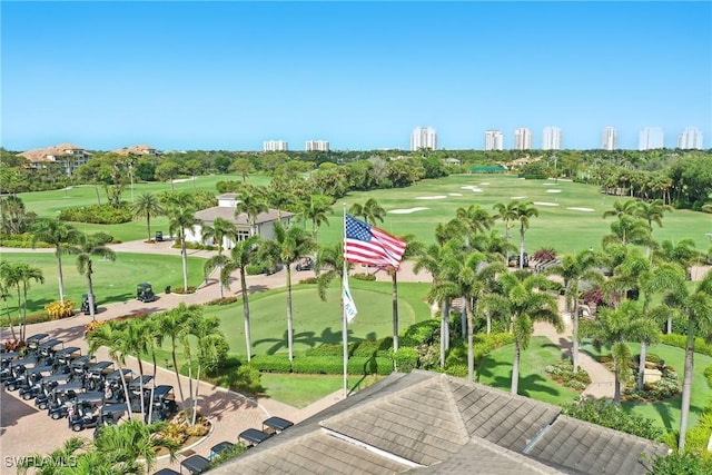 27549 Riverbank Dr, Bonita Springs, FL 34134 - bird's eye view with view of golf course and a city view