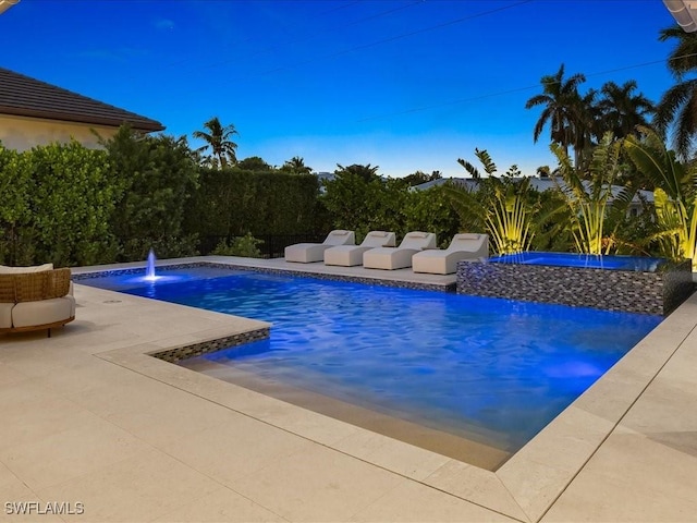 619 Binnacle Dr, Naples, FL 34103 - pool with a patio and an in ground hot tub