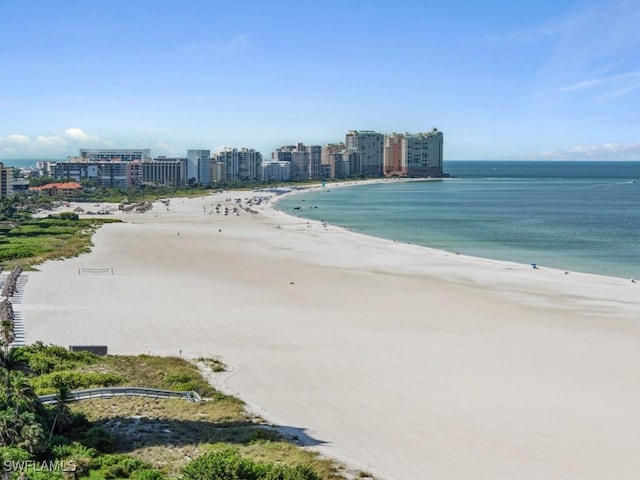 140 Seaview Ct Unit 1703N, Marco Island, FL 34145 - water view with nearby beach and nearby urban area