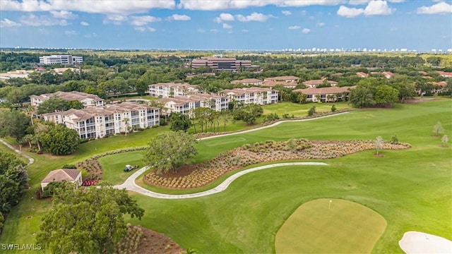6025 Chardonnay Ln Unit 103, Naples, FL 34119 - drone / aerial view with golf course view
