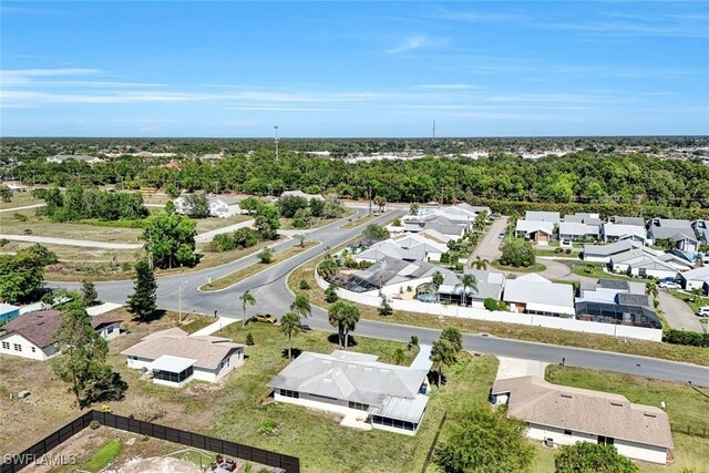 1423 Alwynne Dr, Lehigh Acres, FL 33936 - drone / aerial view with a residential view