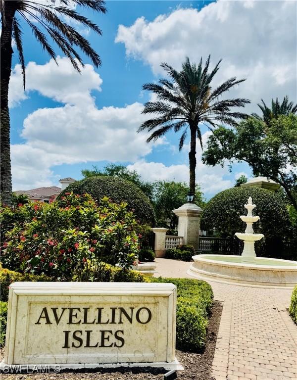view of community / neighborhood sign