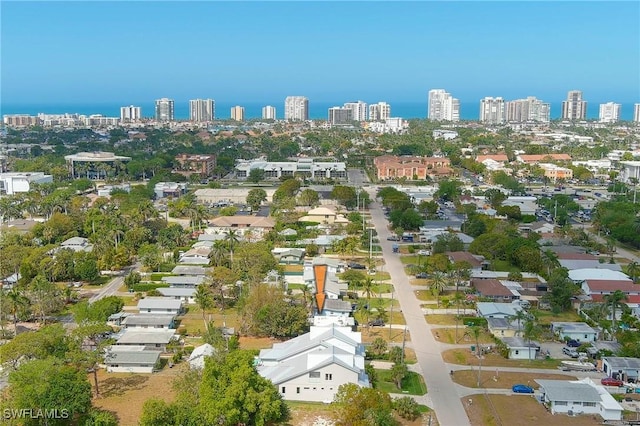 1136 Trail Terrace Dr, Naples, FL 34103 - aerial view with a view of city