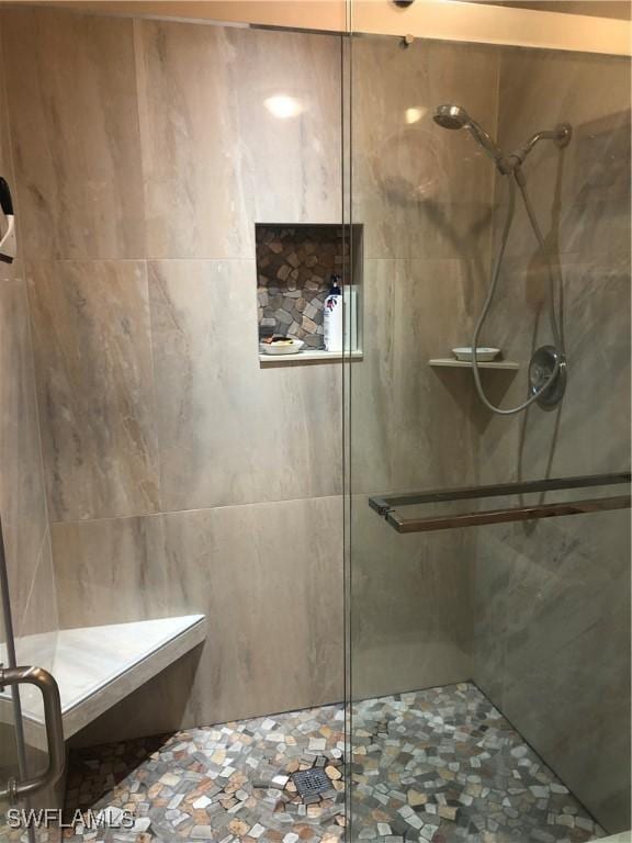 full bath with a stall shower