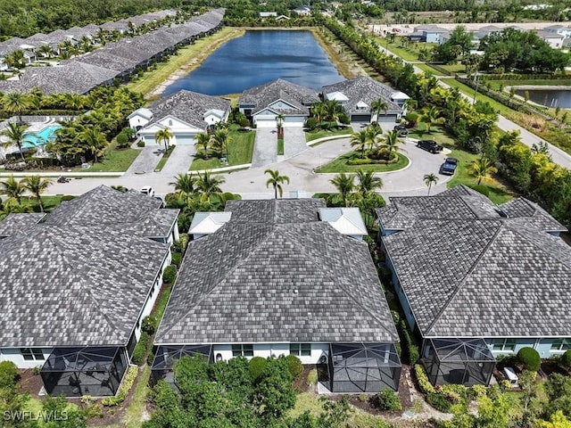 7024 Mistral Way, Fort Myers, FL 33966 - aerial view of residential area featuring a nearby body of water