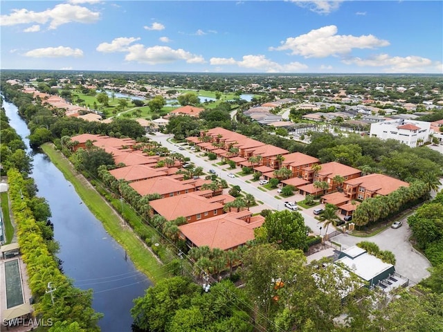10021 Heather Ln Unit 803, Naples, FL 34119 - birds eye view of property featuring a residential view and a water view