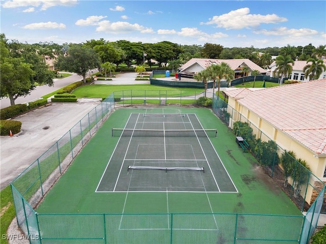 10021 Heather Ln Unit 803, Naples, FL 34119 - view of sport court featuring fence