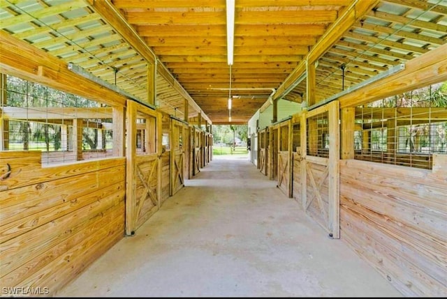 view of stable