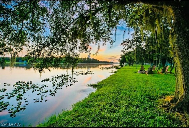 property view of water