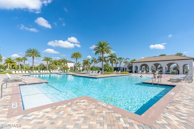 5467 Ferris Ave, Ave Maria, FL 34142 - community pool featuring a patio area