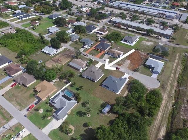 birds eye view of property featuring a residential view