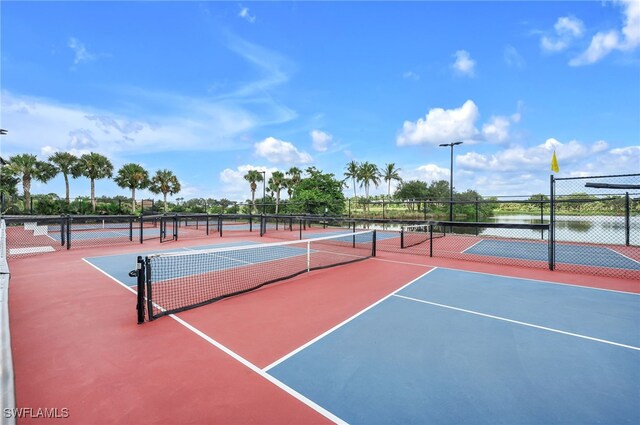 9463 Campanile Cir, Naples, FL 34114 - view of tennis court
