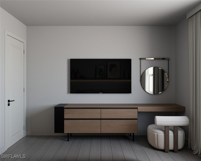 1118 Fontana St E, Lehigh Acres, FL 33974 - bathroom with wood finished floors and vanity