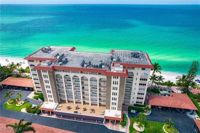 25900 Hickory Blvd Unit 101, Bonita Springs, FL 34134 - bird's eye view featuring a beach view and a water view