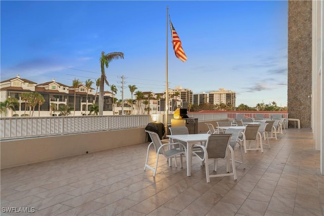 25900 Hickory Blvd Unit 101, Bonita Springs, FL 34134 - view of patio featuring outdoor dining area