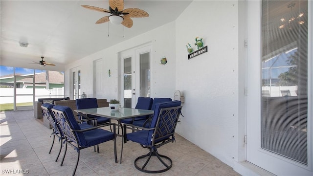 1824 SE 20th Ln, Cape Coral, FL 33990 - exterior space featuring french doors
