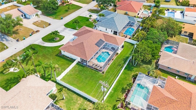 1824 SE 20th Ln, Cape Coral, FL 33990 - birds eye view of property featuring a residential view