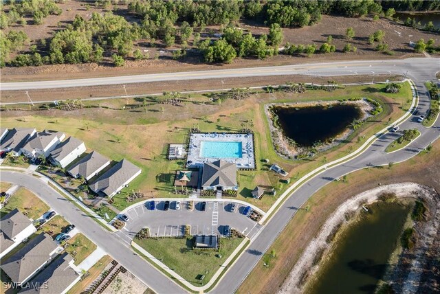 20160 Caroline Creek Pl, Lehigh Acres, FL 33974 - aerial view of property's location featuring a large body of water
