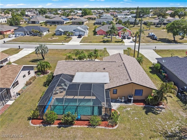 birds eye view of property featuring a residential view