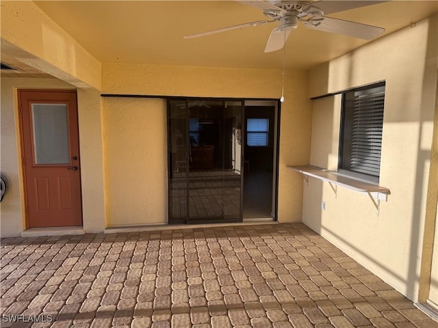 4628 SW 18th Ave, Cape Coral, FL 33914 - view of patio / terrace with ceiling fan