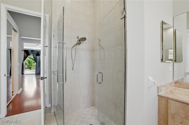 510 13th St NW, Naples, FL 34120 - bathroom with vanity and a shower stall