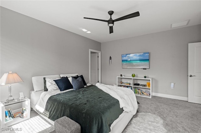 1338 Kendari Ter, Naples, FL 34113 - bedroom with ceiling fan, baseboards, and carpet