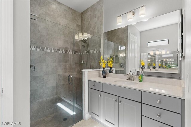 1338 Kendari Ter, Naples, FL 34113 - full bath with a stall shower and vanity