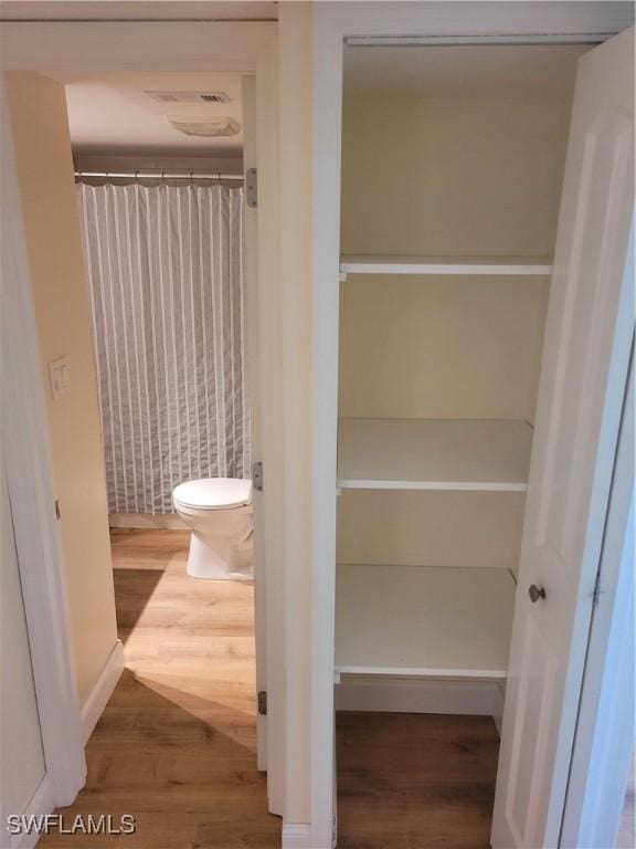 view of closet