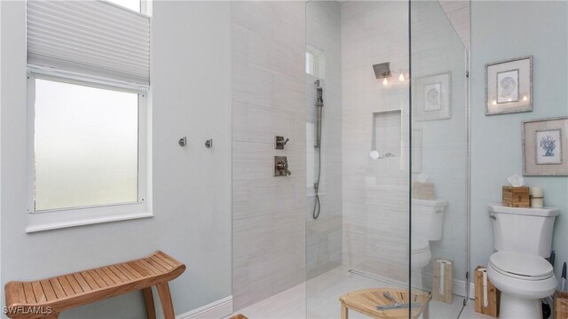 162 Windward Cay, Naples, FL 34114 - bathroom featuring walk in shower and toilet