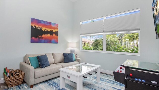 162 Windward Cay, Naples, FL 34114 - living room with baseboards and wood finished floors