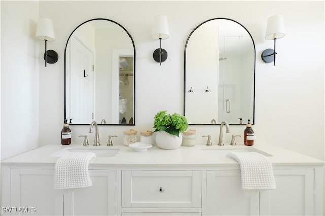 167 1st St, Bonita Springs, FL 34134 - full bath featuring double vanity and a sink