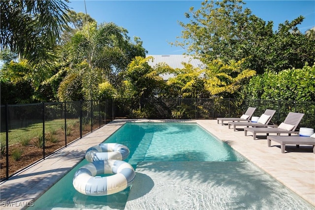 167 1st St, Bonita Springs, FL 34134 - view of pool with a patio, fence, and a fenced in pool