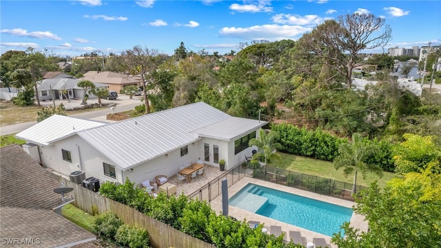 167 1st St, Bonita Springs, FL 34134 - birds eye view of property featuring a residential view