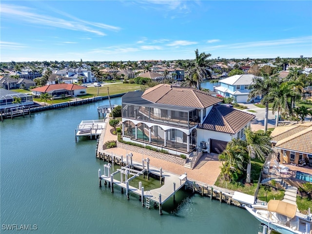 159 Geranium Ct, Marco Island, FL 34145 - aerial view of residential area featuring a large body of water