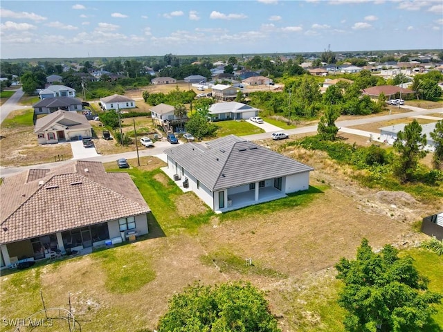 bird's eye view featuring a residential view
