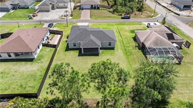 birds eye view of property featuring a residential view