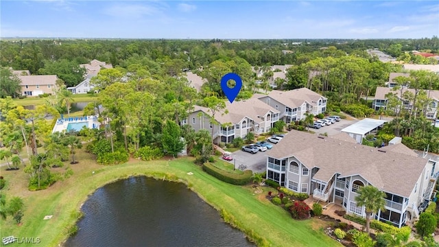 4160 Gunnison Ct Unit 821, Estero, FL 33928 - bird's eye view with a water view