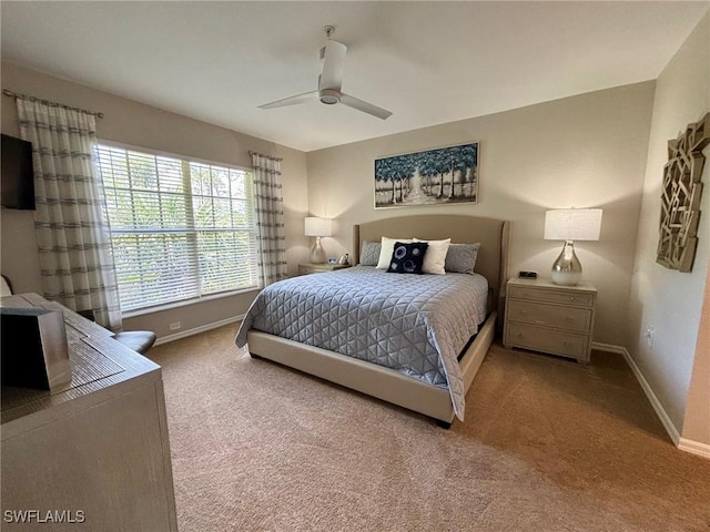 8125 Celeste Dr Unit 5213, Naples, FL 34113 - carpeted bedroom featuring baseboards and ceiling fan
