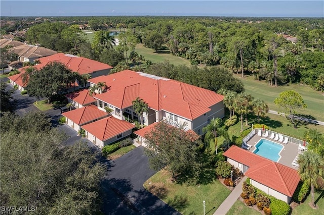 8125 Celeste Dr Unit 5213, Naples, FL 34113 - bird's eye view with a forest view