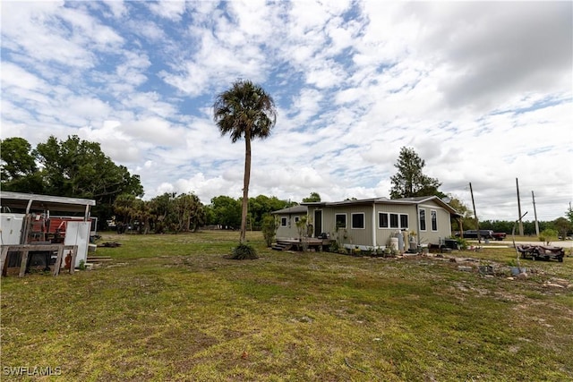 17841 Palm Creek Dr, North Fort Myers, FL 33917 - view of yard