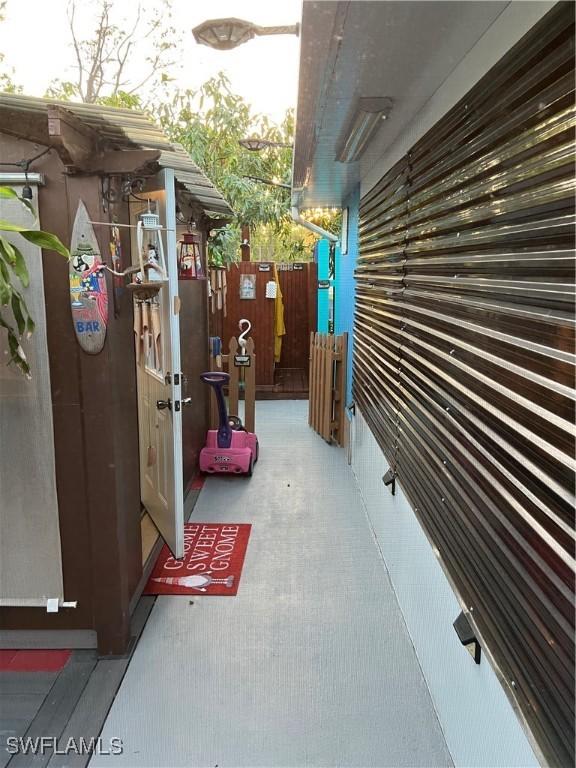 view of side of home