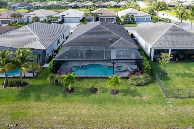 11607 Periwinkle Dr, Naples, FL 34120 - birds eye view of property with a residential view