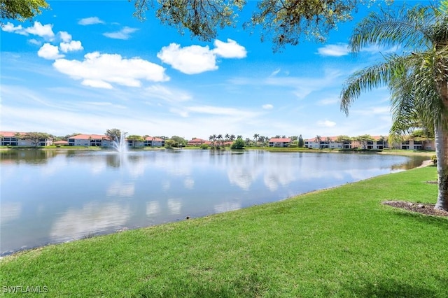 water view featuring a residential view